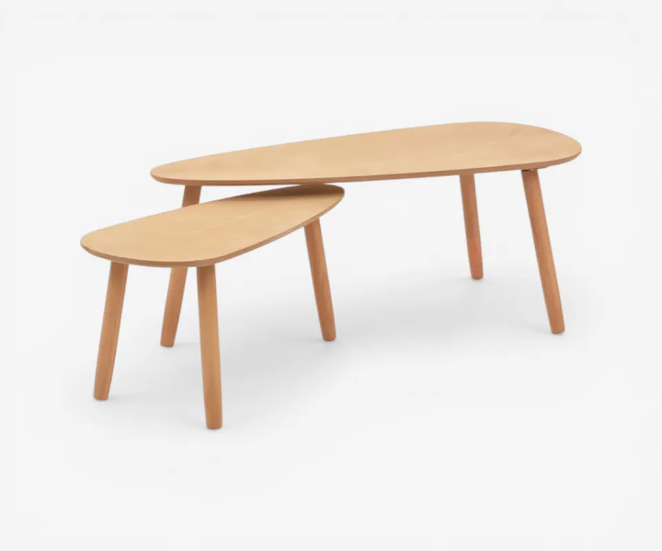 Tate Nesting Coffee Table Set - Doba