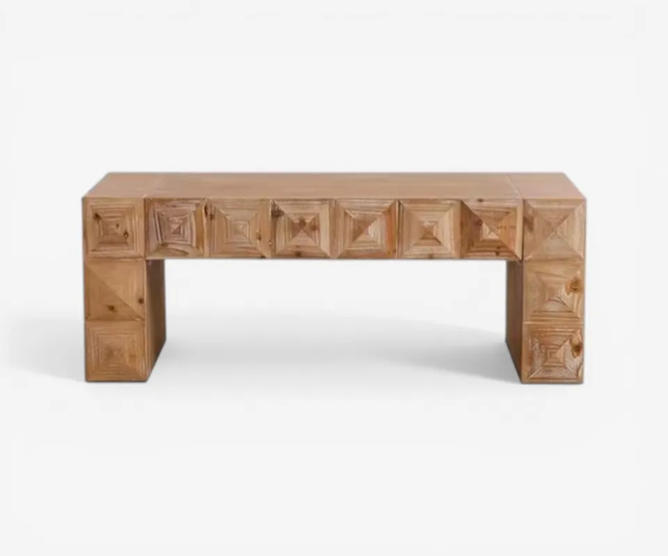Bastion Relief Coffee Table - Doba