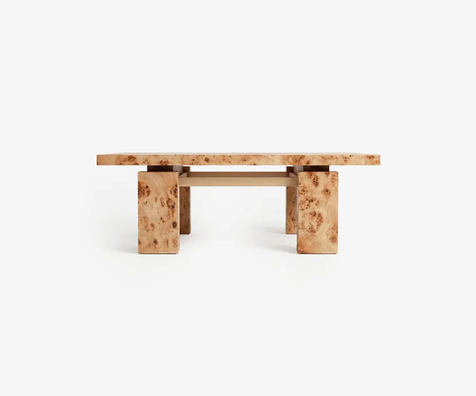 Aperture Burl Coffee Table - Shuangfeng LQ Trading Ltd.