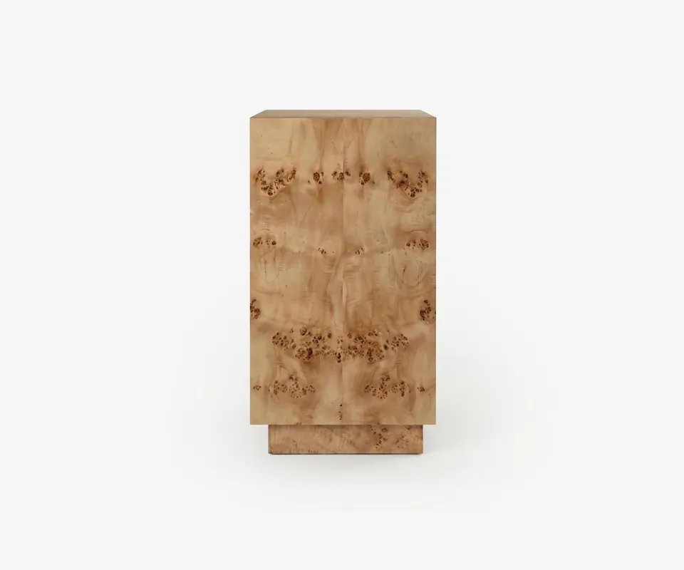 Block Burl Side Table - Shuangfeng LQ Trading Ltd.