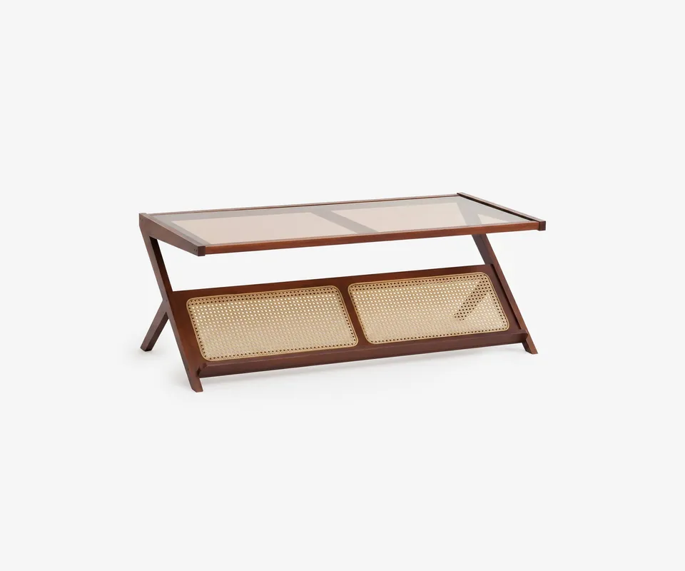 Zeta Rattan Coffee Table - Doba