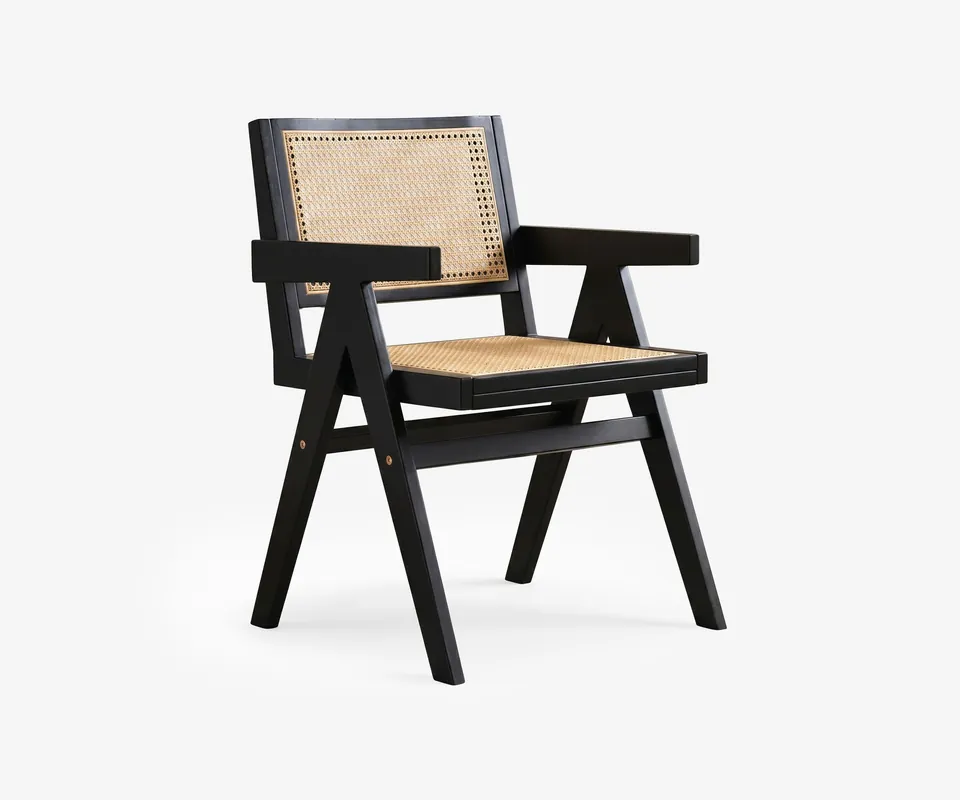 Cadre Cane Dining Chair - Doba