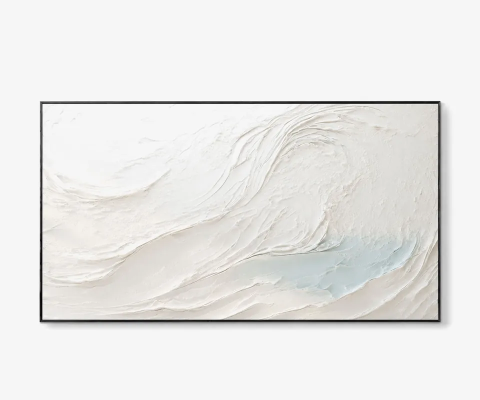 Tidal White Oil Painting - Doba