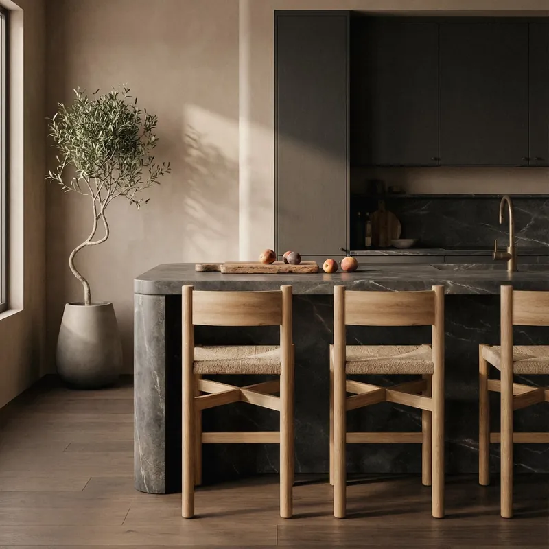 Nonna Counter Stool - Warm Oak