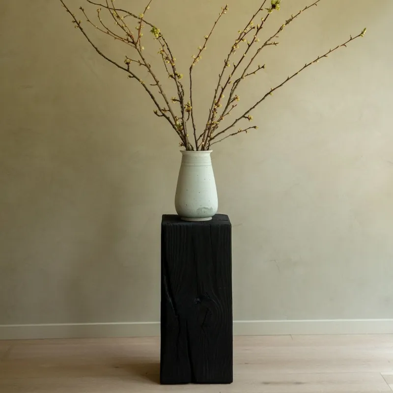 Charcoal Sculpture Pedestal - Medium