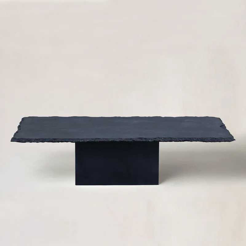 Black Limestone Coffee Table - House of Leon