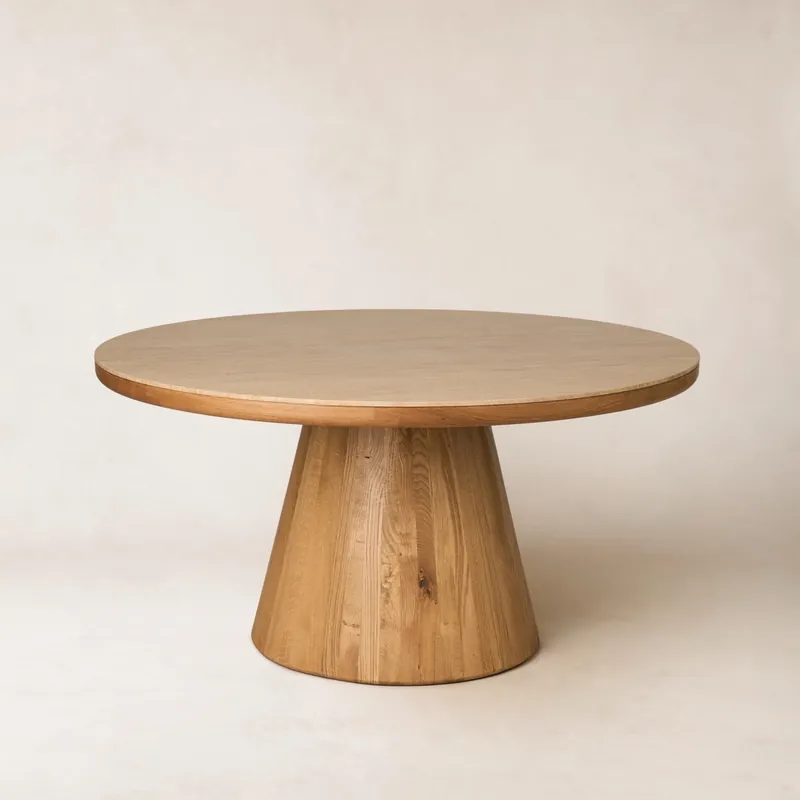Eik Round Dining Table - French Oak