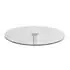 43" Clear Glass Round Table Top - New