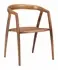 Ziran Dining Chair Set of 2 in Walnut - New