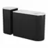 Ormara Console Table Set in White & Black - New