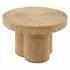 Ainsley 32 Inch Round Natural Rattan Coffee Table in Natural - New