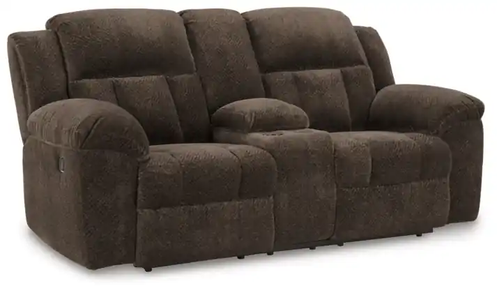 Ashley Frohn DBL Rec Loveseat w/Console