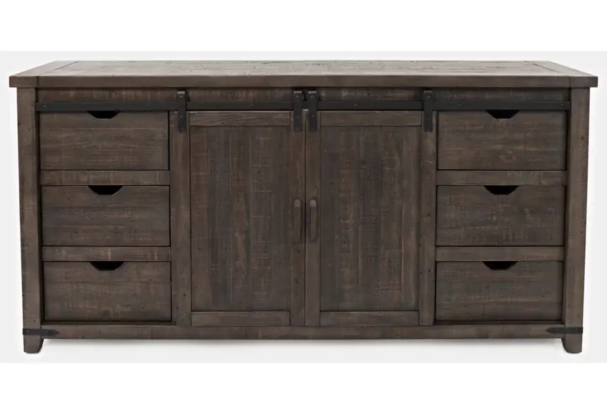 Madison County Barn Door Server Barnwood - Jofran