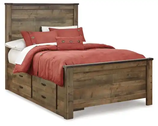Trinell Full Panel Bed with 2 Storage Drawers - Ashley