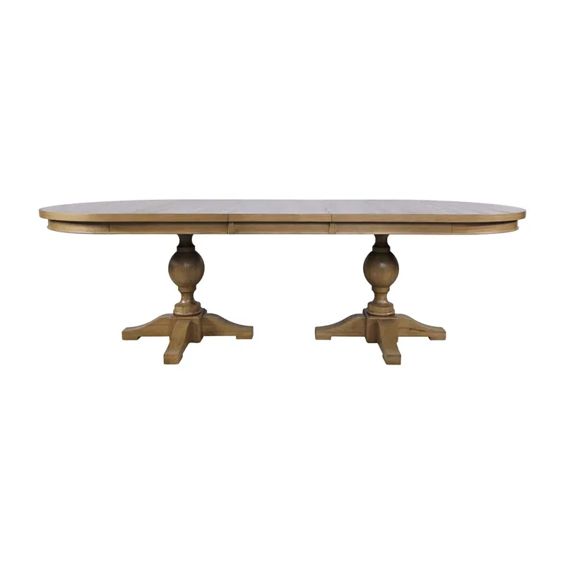 Brentwood 102″ Double Pedestal Dining Table - Jofran