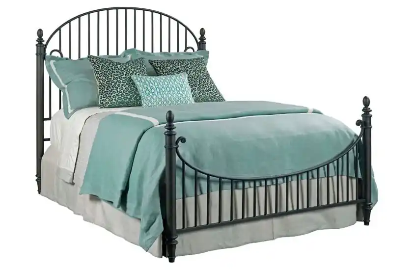 Weatherford – Cornsilk Catlins Queen Metal Bed - Kincaid Furniture