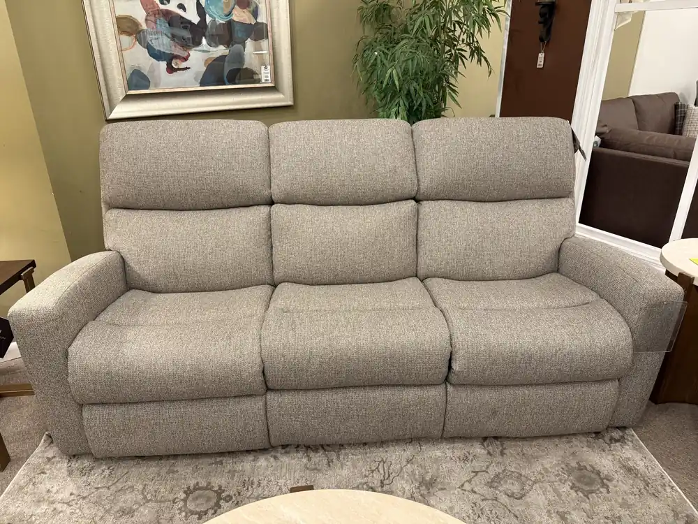 Score Fabric Power Reclining Sofa with Power Headrests & Lumbar - Flexsteel