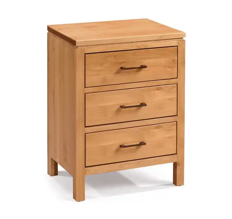 2 West 3 Drawer Wide Nightstand - Archbold Furniture