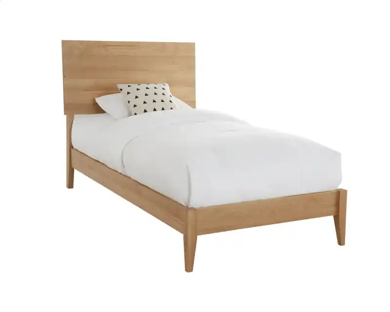 2 West Twin Modern Platform Bed - Archbold Furniture