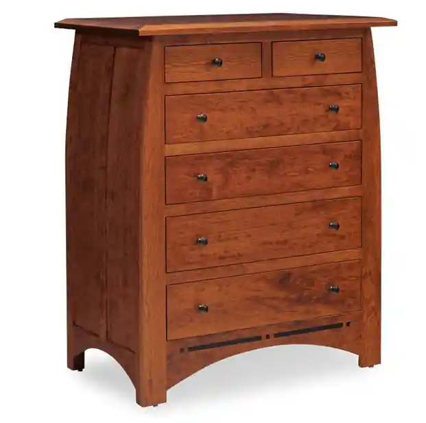 Aspen 6-Drawer Chest with Inlay