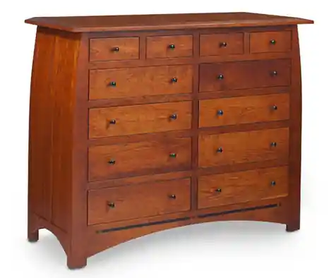 Aspen 12-Drawer Bureau with Inlay