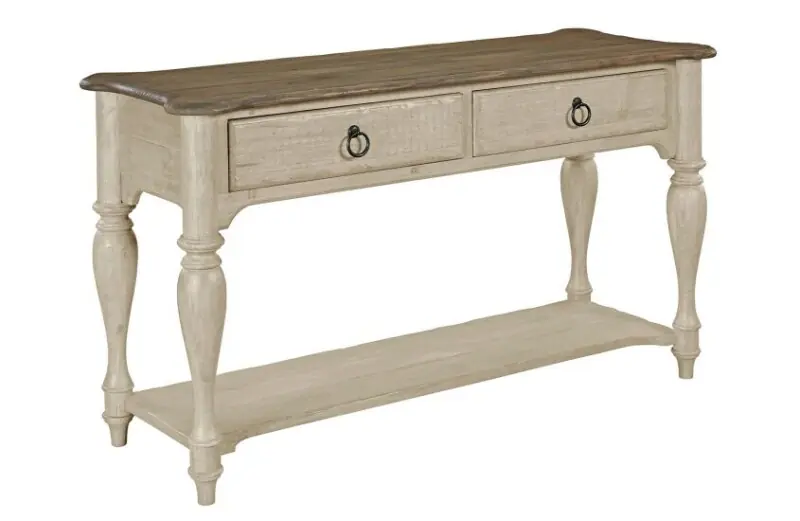 Weatherford – Cornsilk Weatherford Sofa Table - Kincaid Furniture