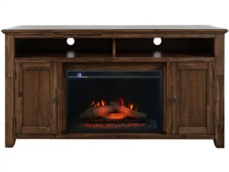Bakerfield Fireplace with Logset - Jofran