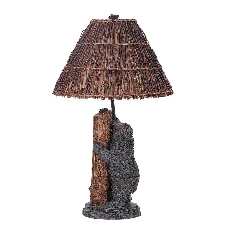 150W Resin Bear/Honey Bee Table Lamp - Cal Lighting
