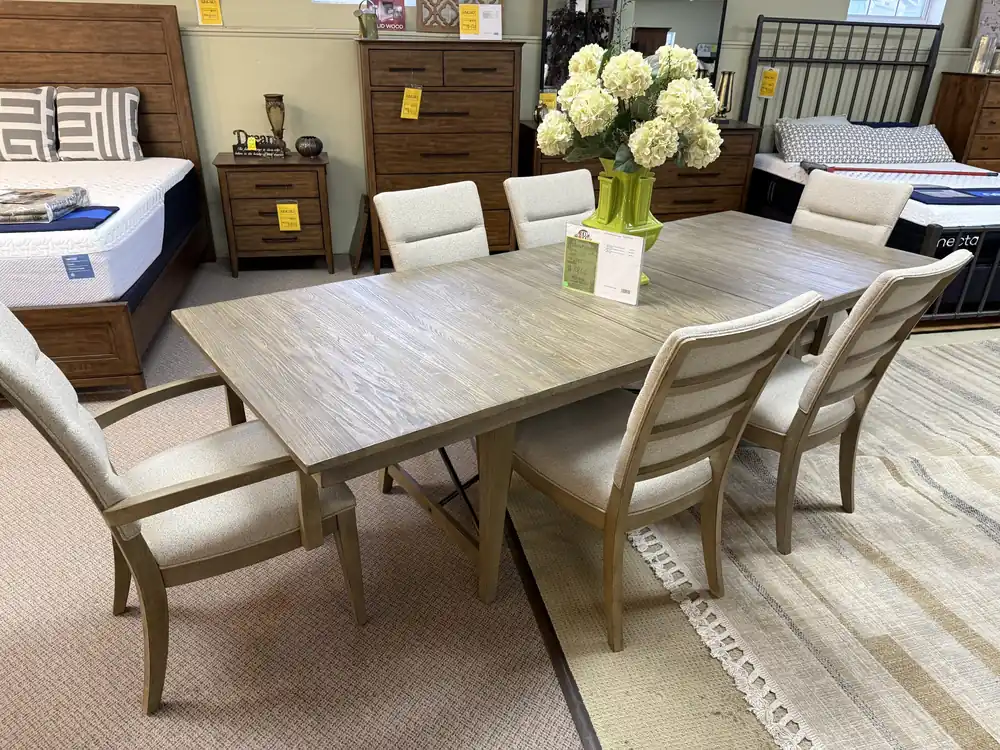 Modern Forge Laredo 7 Piece Dining Set - Kincaid Furniture