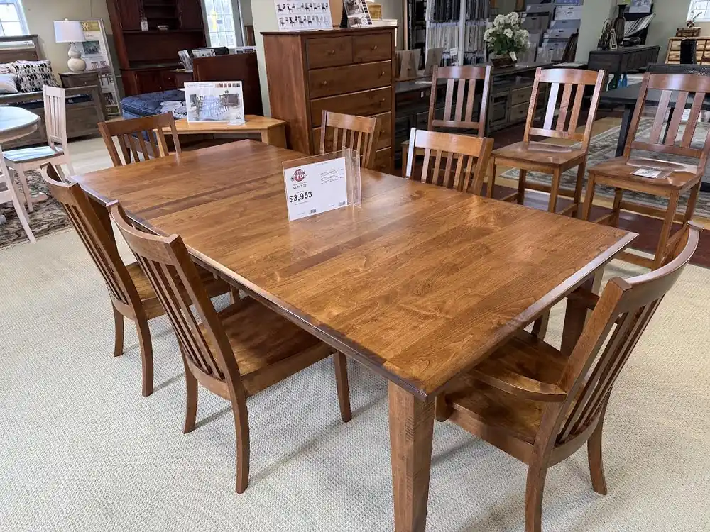 Archbold Driftwood Maple Washed Table and 6 Chairs