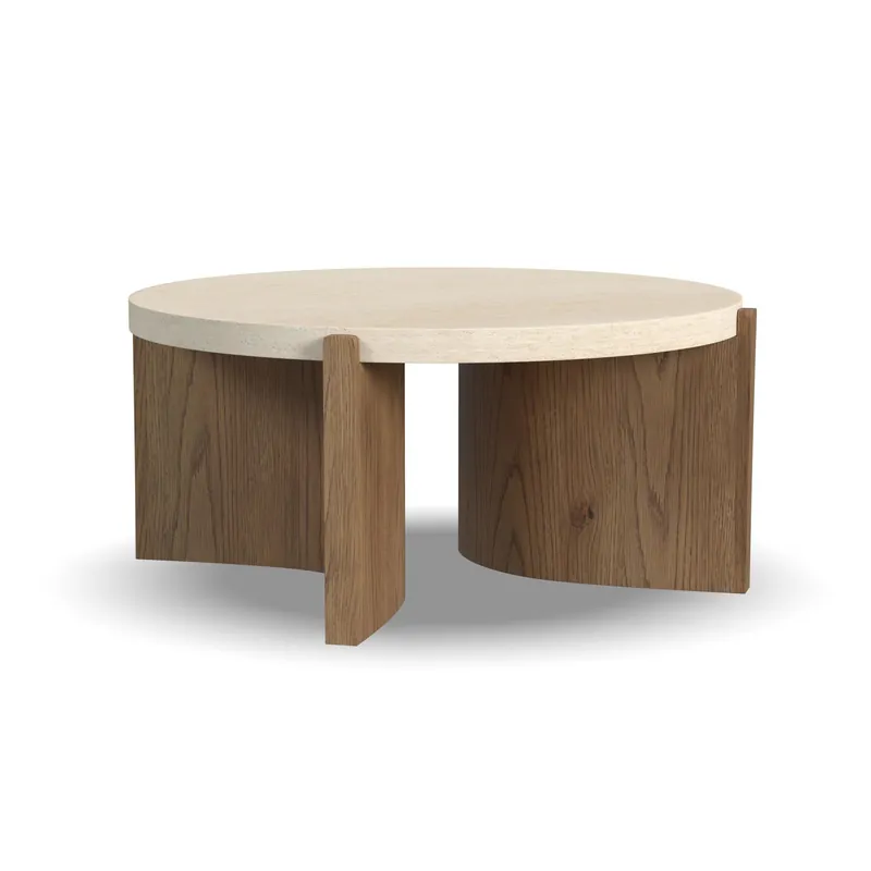 Eclipse Brown Round Coffee table - Flexsteel