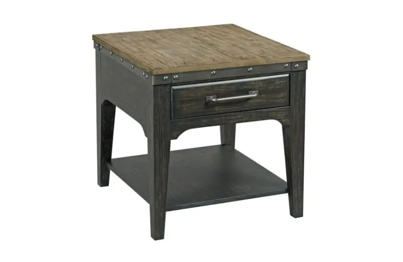 Plank Road Artisans Rectangular Drawer End Table - Kincaid Furniture