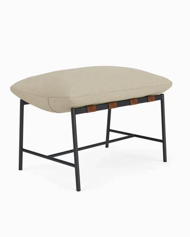 Replacement Indoor/Outdoor Vail Ottoman Cover - Denver Modern
