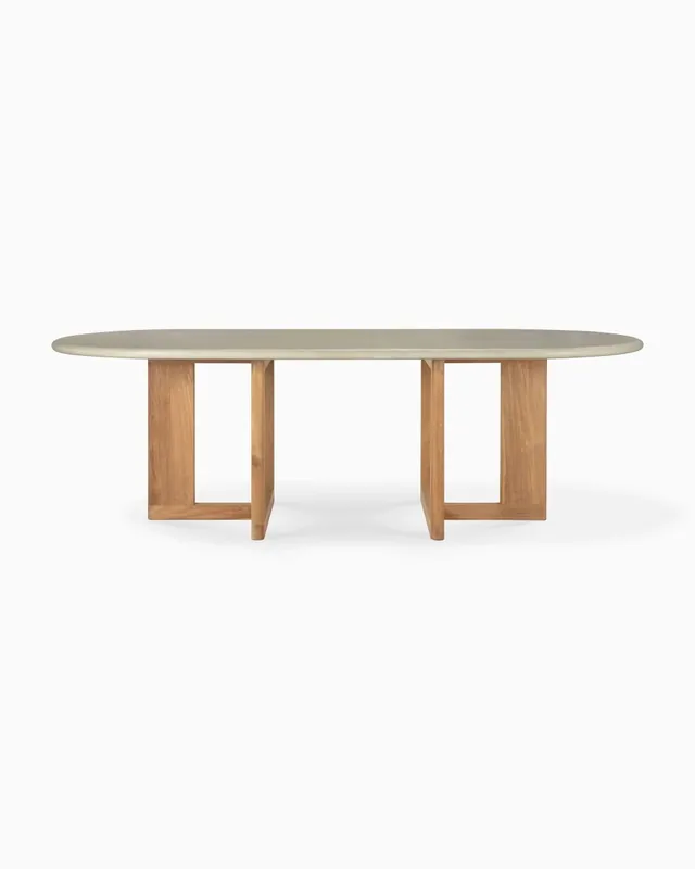 Trestle Outdoor Dining Table - Ethnicraft