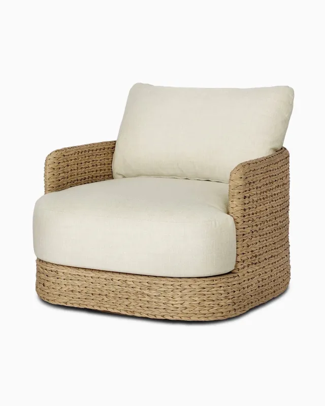 Caney Outdoor Swivel Chair - Four Hands
