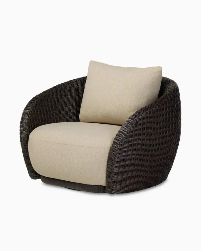 Cyra Outdoor Swivel Chair - Four Hands