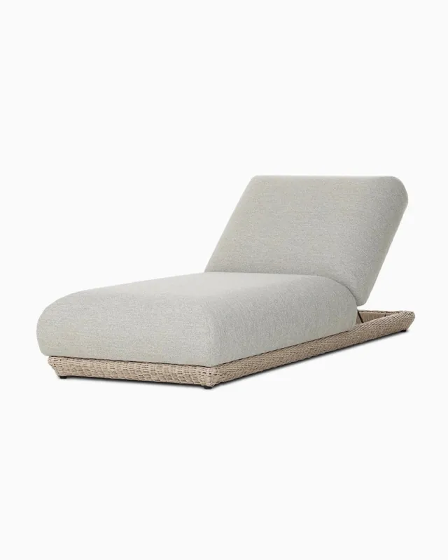 Evander Outdoor Chaise - Four Hands