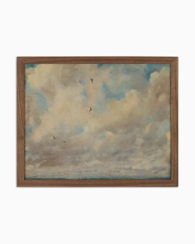 Cloud Study With Birds, 1821 by John Constable - Four Hands