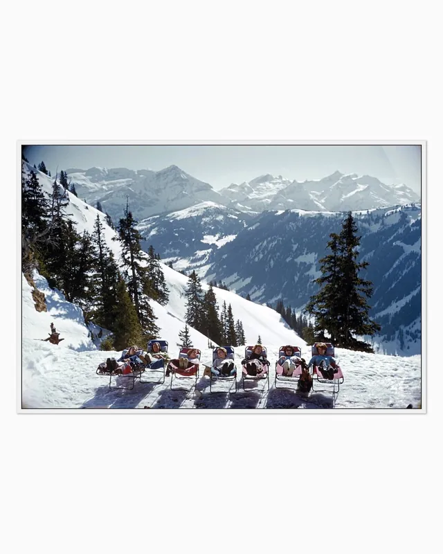 Lounging In Gstaad by Slim Aarons - Four Hands