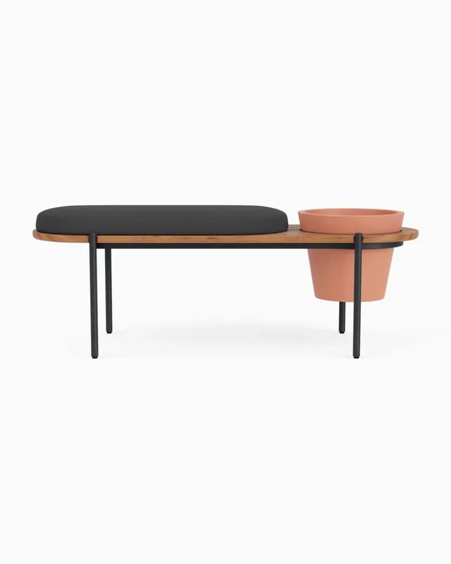 Outdoor Planter Bench - Denver Modern