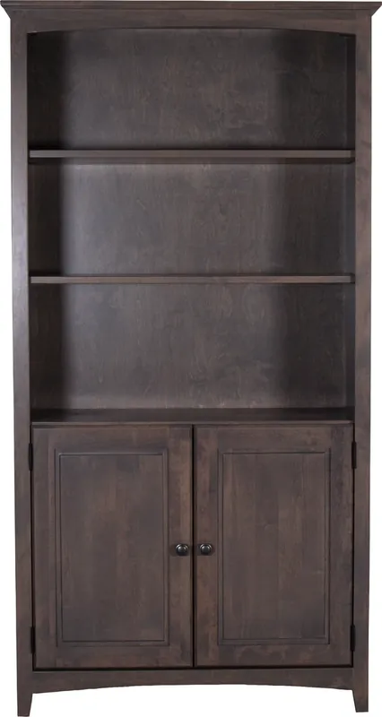 Archbold Furniture Modular Bookcase with Doors
