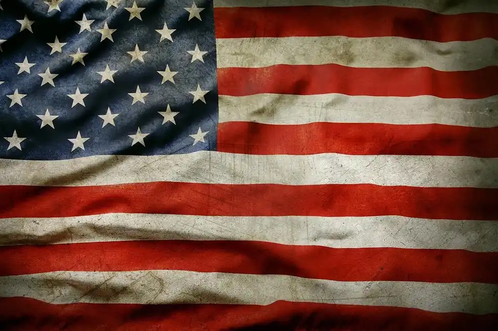 Classy Art 36 x 48 American Flag Wall Art