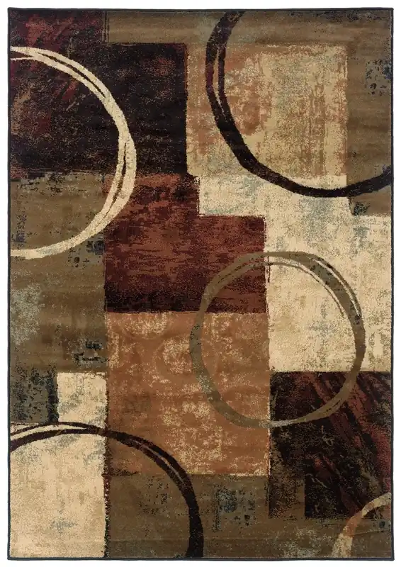 Sphinx Hudson Rug in Brown - 7.8 x 10.10