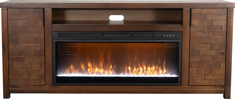 A Plus International Hargis 75" Fireplace TV Stand