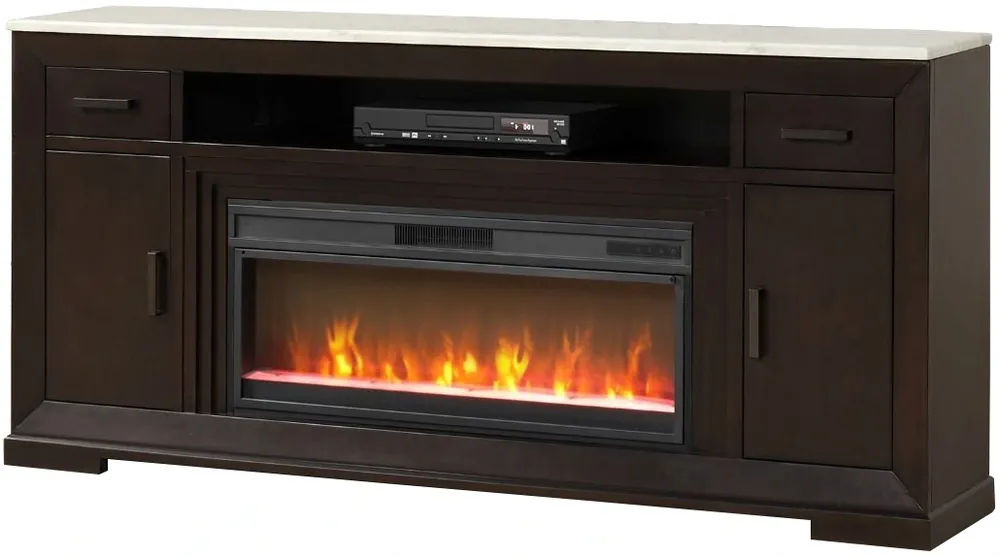 A Plus International Avalon 84" Fireplace TV Stand