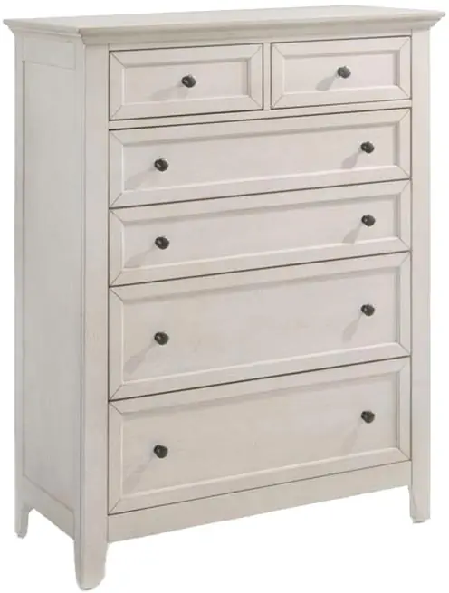 Intercon San Mateo White 6-Drawer Chest