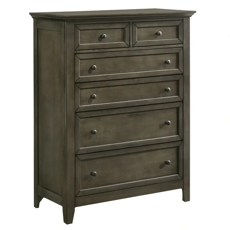 Intercon San Mateo Gray 6-Drawer Chest