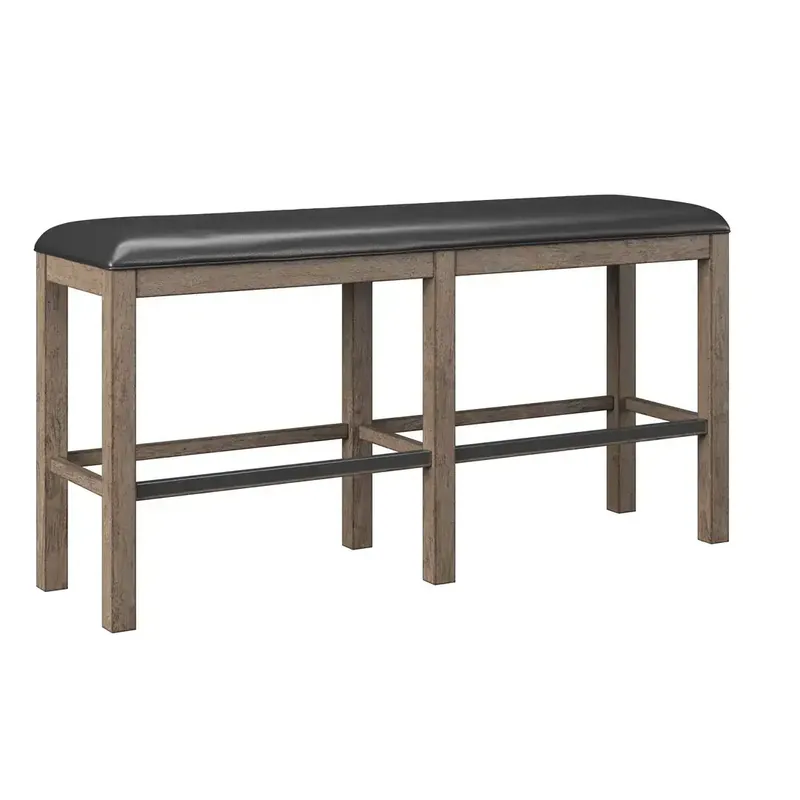 Emerald Home Benton Pecan Brown Bar Height Bench