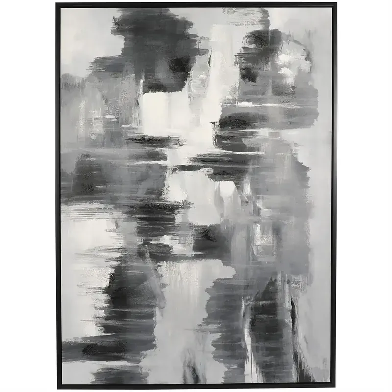 Deco Marché Black Shadow Abstract Wall Art