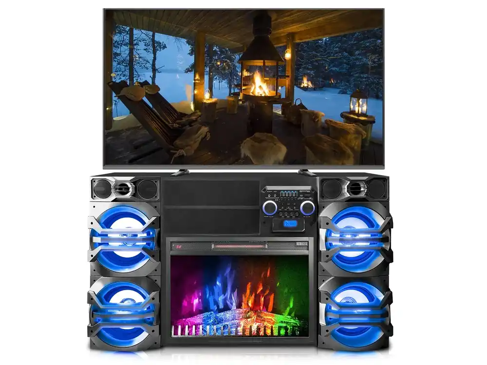 Technical Pro Xfire Fireplace Entertainment Center